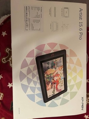 XP-Pen Artist 15.6 Pro Grafiktablet - Schwarz Sehr Gut Zustand mit Box und Kabel