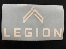 Sig Sauer Legion New/Unused 5.5" White Transfer Sticker Ammo Case, Back Window