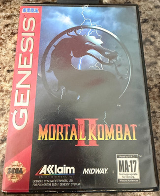 Mortal Kombat II 2 (Sega Genesis, 1994) - CIB, Complete In Box