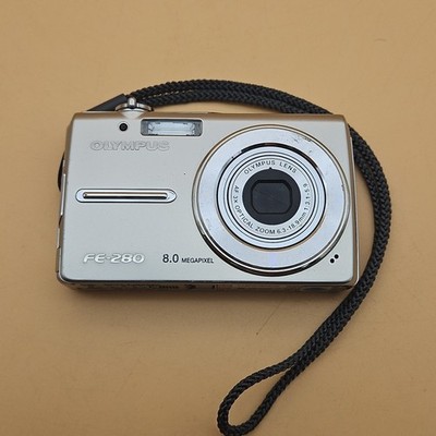 Olympus FE-280 Digital Camera Untested As Is For Parts No Battery