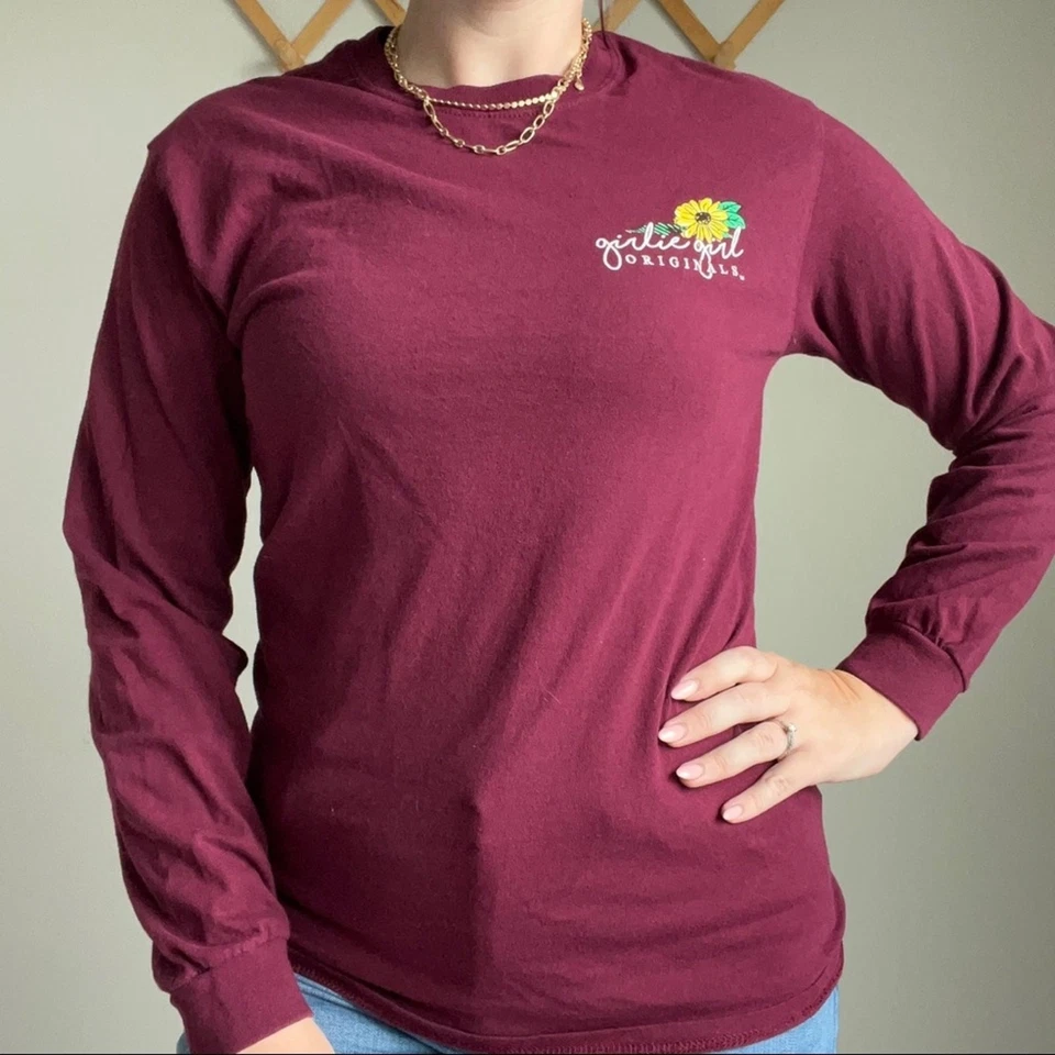 Girlie Girl Originals Life is Better With a Best Friend Long Sleeve T-Shirt Sm - Image 2 of 4