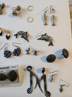 Eclectic lot of 19 dangle pairs pierced earrings some new some vintage mixed lot — photo 7