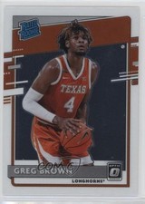 2021 Chronicles Draft Picks Donruss Optic Rated Rookies Greg Brown III #226 07o4