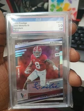 2022 Rookies John Metchie III #317 Xtra Points Premium Signatures (AU, RC)