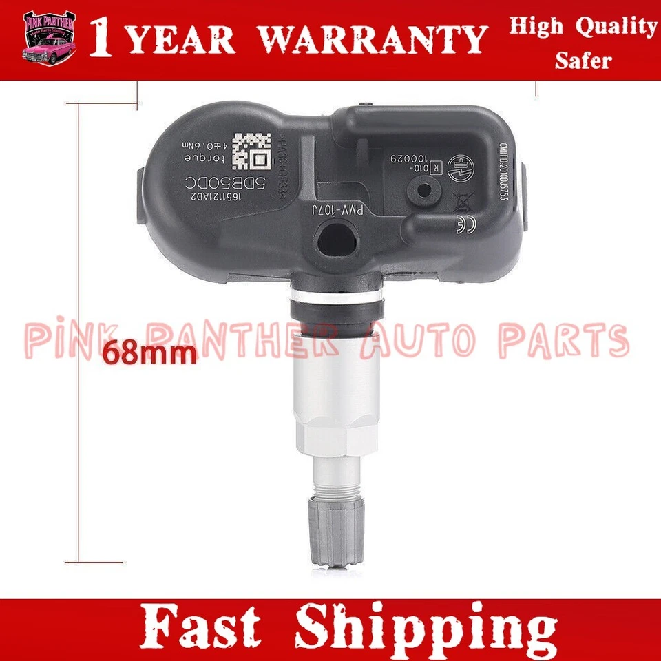 Комплект из 4 датчиков давления воздуха в шинах TPMS 42607-33021 подходит для Toyota Lexus LS460 - Изображение 4 из 4