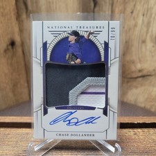 2024 National Treasures - Prospect Material Signatures Chase Dollander 70/99 RC