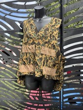 Vintage AMERICAN FIELD SPORTSWEAR XL Adult Camo Hunting Vest Duck Camo