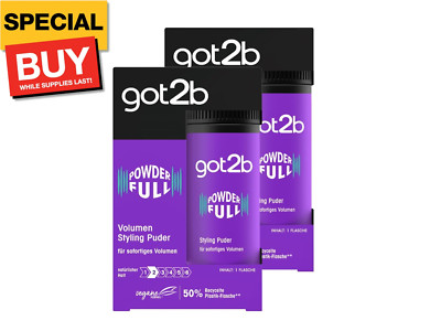 got2b Powder'ful Vol Style Powder 10g (2x Pack)