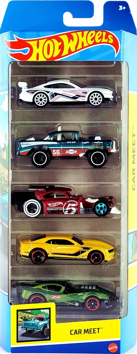 Hot wheels 5 store pack car meet