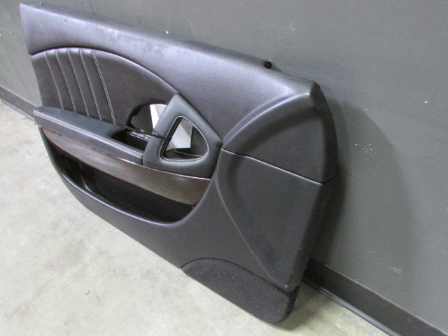 Maserati Quattrioirte, LH, Left Front Door Trim Panel, Black, Used