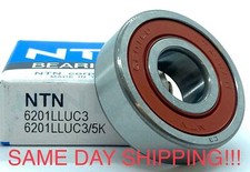 NTN 6201 LLU C3/5K DEEP GROOVE BALL BEARING, RUBBER SEALED 6201 2RS 12x32x10mm
