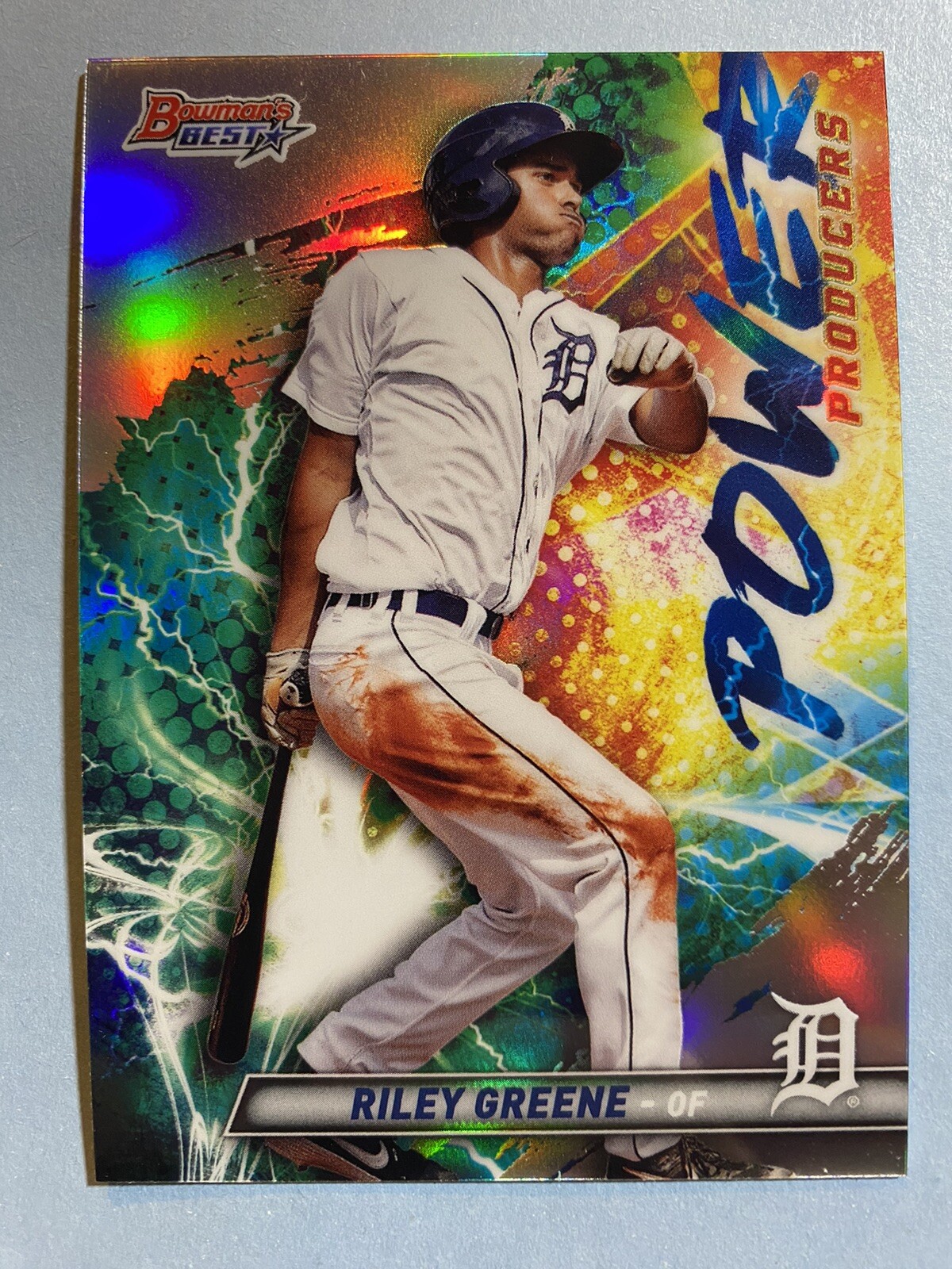 2019 Bowmans Best Riley Greene Refractor Power Producers Rookie Tigers🔥🔥🔥