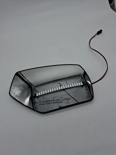 Mirror Glass For 2014-2018 Silverado Passenger Side Heated With Directional LED