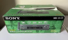 Vintage Sony SLV-N500 VHS VCR Player Hi Fi Stereo Video Cassette Recorder W/ Box