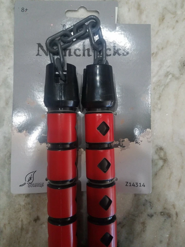 Ninja Nunchucks Halloween Plastic - Image 2 of 4