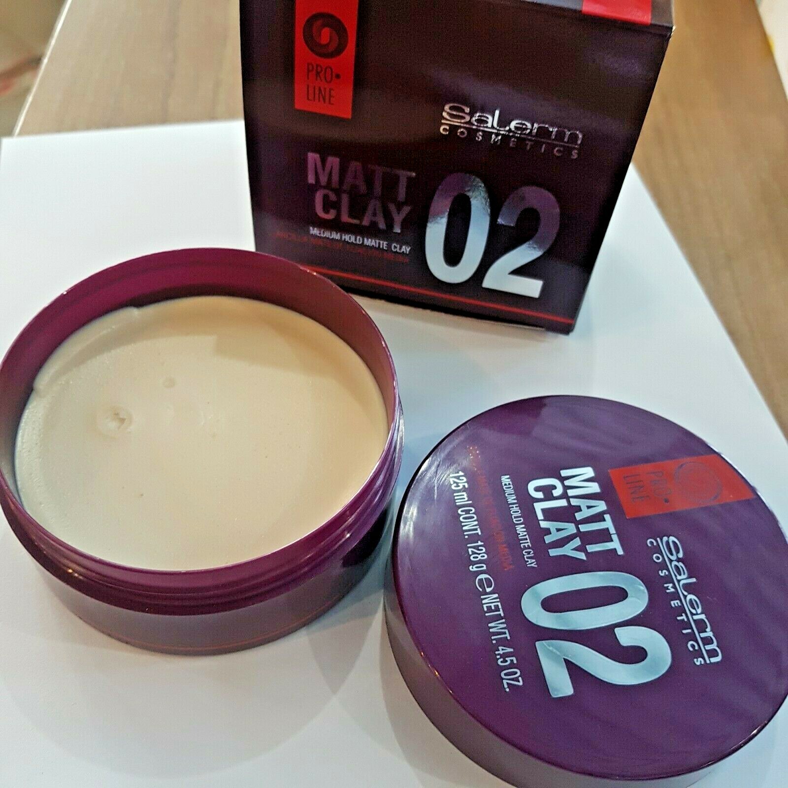 SALERM Pasta Fissante ARGILLA Matt Clay 02 MEDIUM HOLD  Salerm (125 ml) CAPELLI