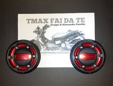 COPPIA COPRI CARTER COPRICARTER TMAX T MAX 530 500  ROSSO T-MAX COVER MOTORE 