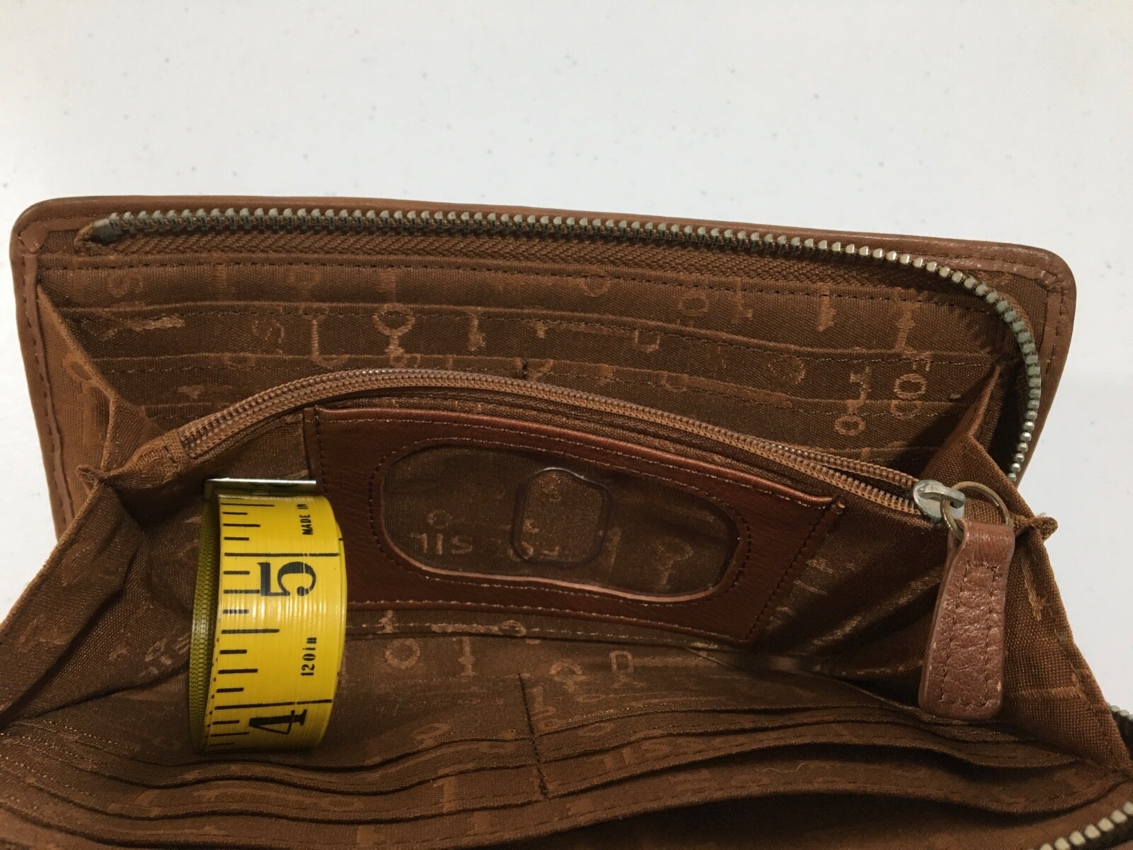 Fossil Maddox Multicolor Patchwork Brown Leather … - image 7