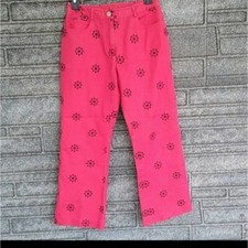 Lilly Pulitzer ship wheel pink pants size 2