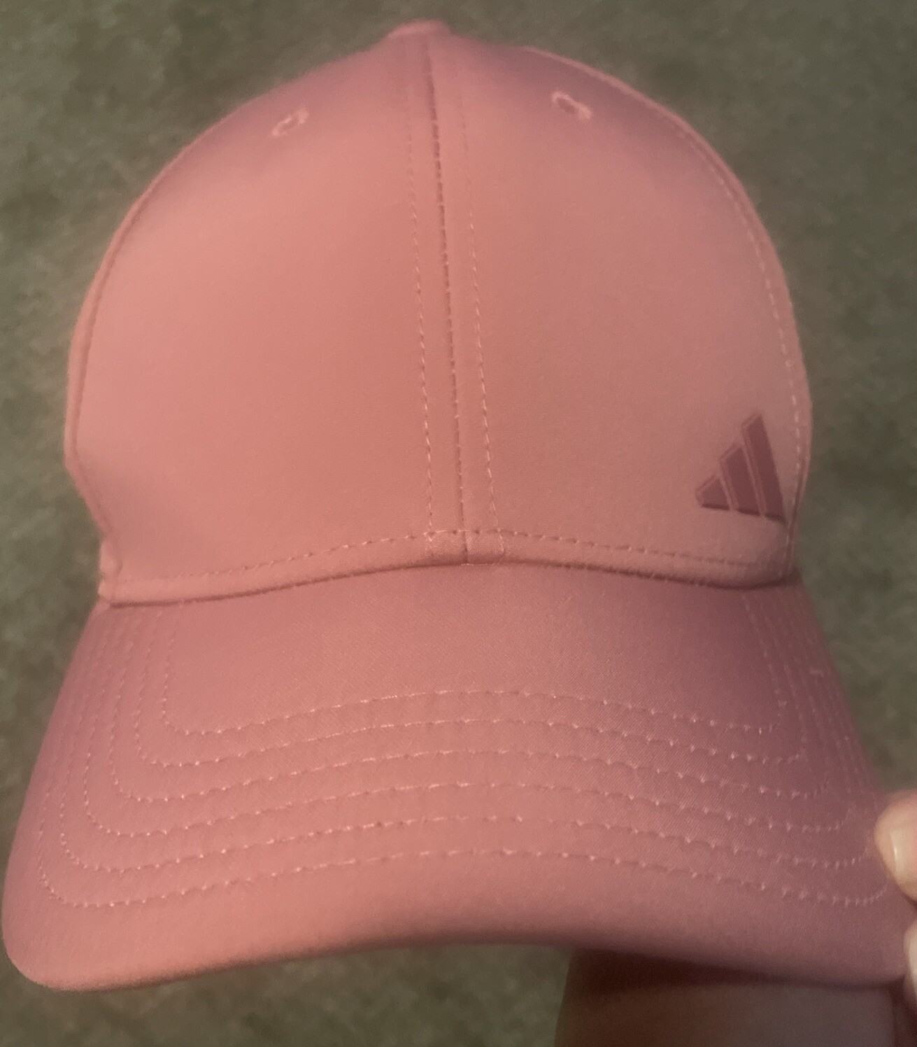 Adidas Relaxed Strap Back Hat Mauve One Size - Pre-Owned