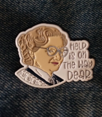 MRS. DOUBTFIRE-PIN-2 OR MORE PINS SHIPPING $5.99-SPEND $30 SHIPPING IS FREE