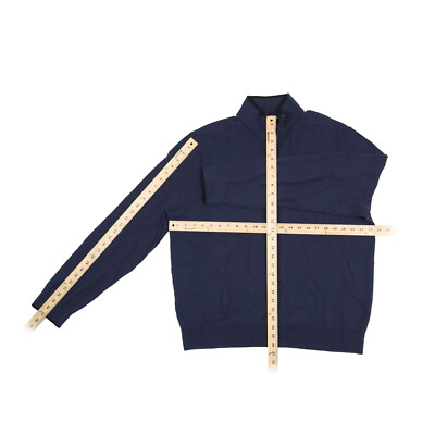 Michael Kors Men Quarter Zip Sweater Midnight Size 2XL