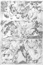 DC StormWatch #25 Original Interior page 10 Guichet/Starlin