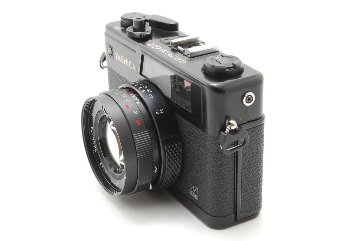 NEAR MINT] Yashica Electro 35 GX Black Rangefinder Black