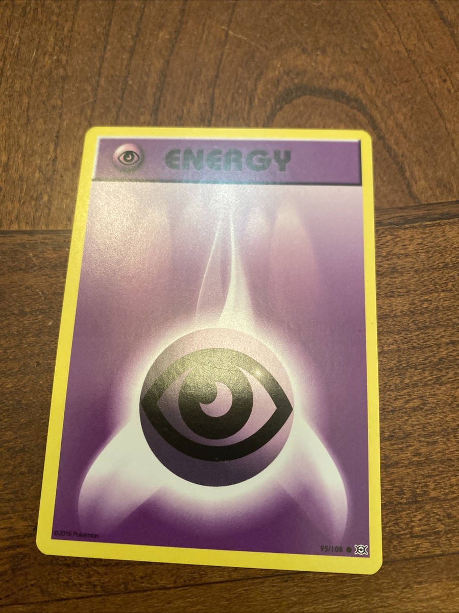 POKEMON Trading Card energy Purple Eye 95/108 POKEMON Trading Card energy Purple Eye 95/108