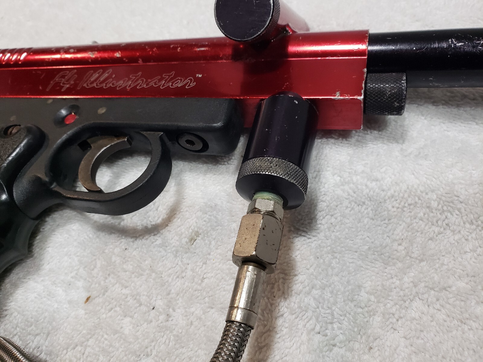 Old School ACI F4 Illustrator Paintball Gun & Barrel Rebuilt Vintage