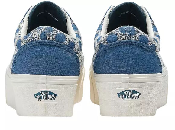 【Vans】☆スニーカー☆ AUTHENTIC STACKFORM DENIM MIX SHOE Vans Authentic Stackform Woven Floral Denim Unisex Sneakers