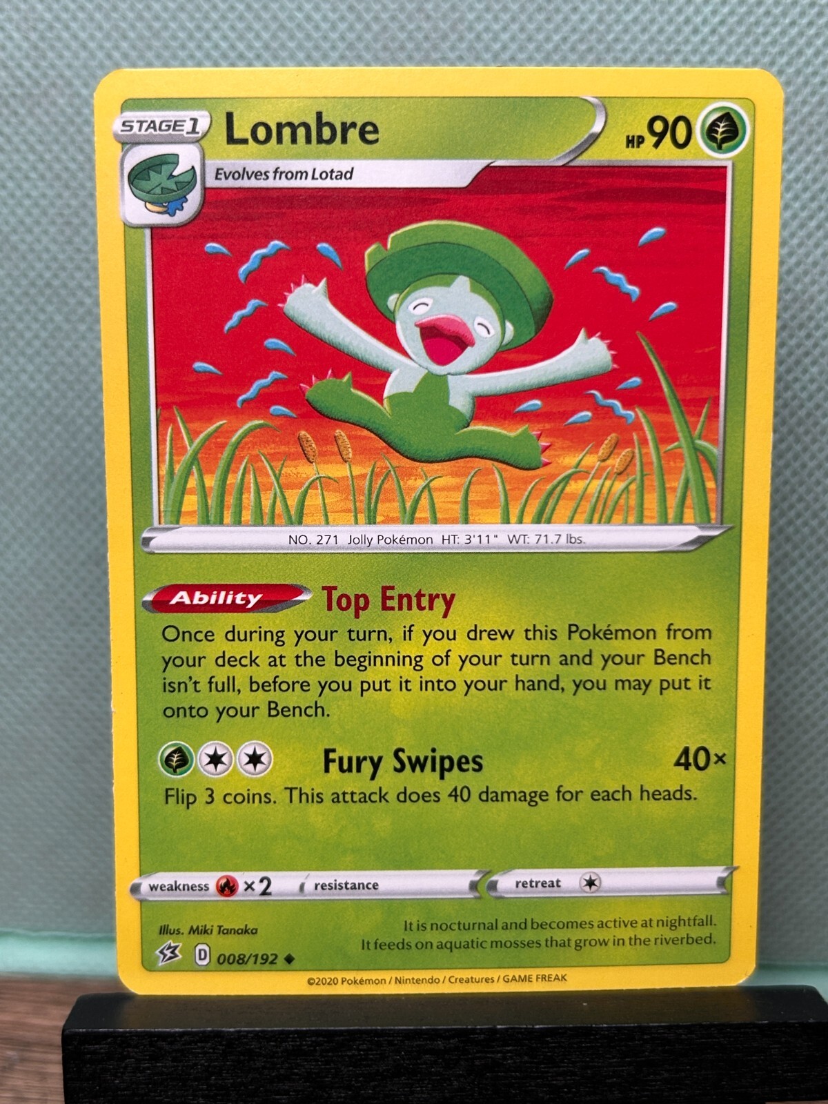 Pokemon TCG; Lombre 8/192, Rebel Clash