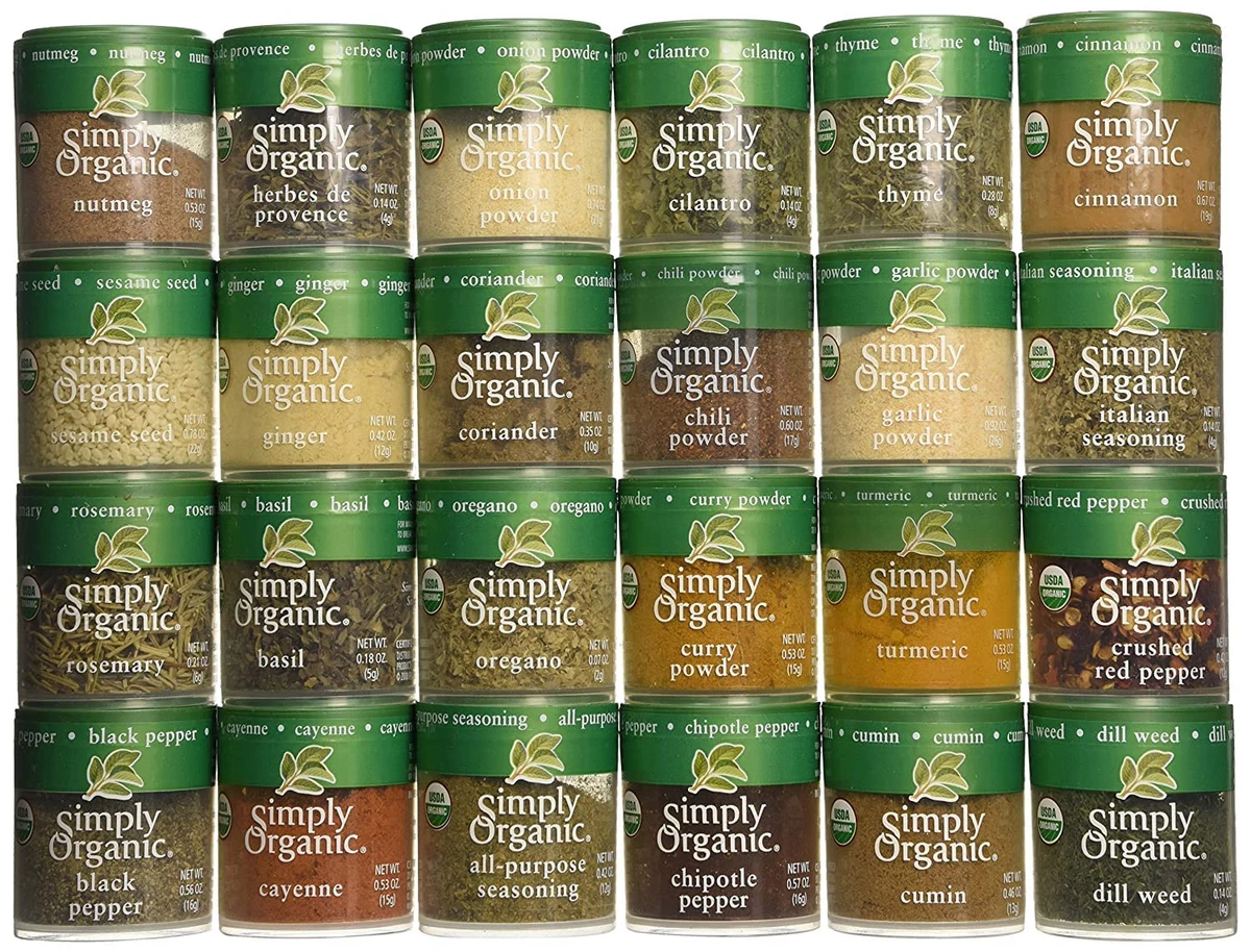 Simply organic sale spices