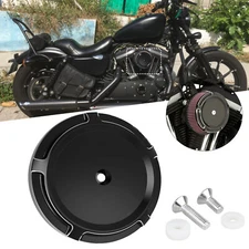 Black Stage 1 Big Sucker Air Cleaner Cover For Harley Dyna Touring Sportster XL