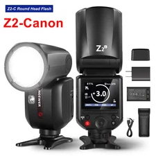 NEEWER Z2-C Z2C 2.4G TTL HSS Round Flash Light Speedlite for Canon Cameras DSLR