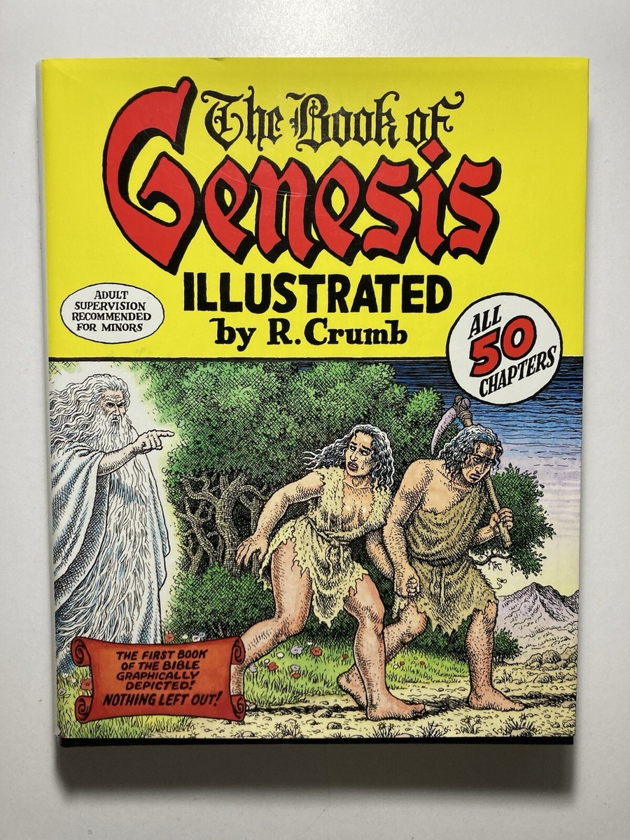 R. CRUMB “The Book of Genesis Illustrated by R. Crumb 1st Edition