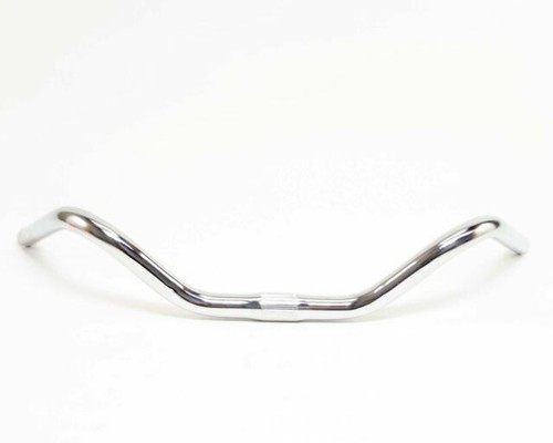 Guidon Cruiser Sunlite Long Horn – 7/8 Pouces, Double Tige, Argent, Acier Allié, Neuf