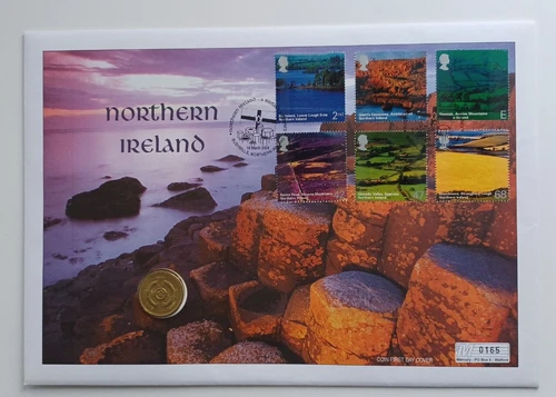 2004 A British Journey - Northern Ireland £1 one pound coin PNC first day cover.