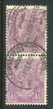 KGV 4�d SM P13 variety ACSC 120(ua) make ready state pair - CDS - cnr perf bend