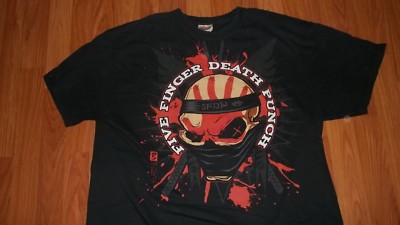 FFDP Heavy Metal Rock Group FIVE FINGER DEATH PUNCH T-Shirt XL 5FDP