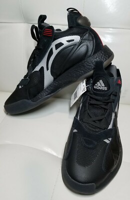 adidas ZoneBoost  Basketball Shoes Black/Red/Gray EG5760 Men s Size 12