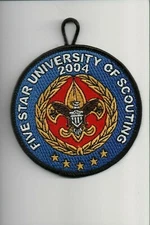 2004 Five Star University of Scouting patch