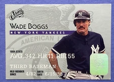 Wade Bogs 1995 Donruss, Studio Silver Card #46