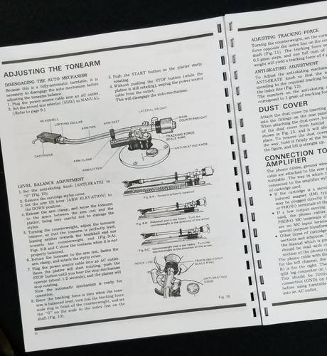 Pioneer PL-530 Turntable Owners Manual - Picture 2 of 3