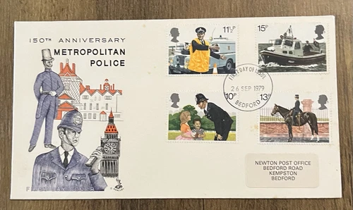 GB first day stamp cover 150th anniversary of the metropolitan police
