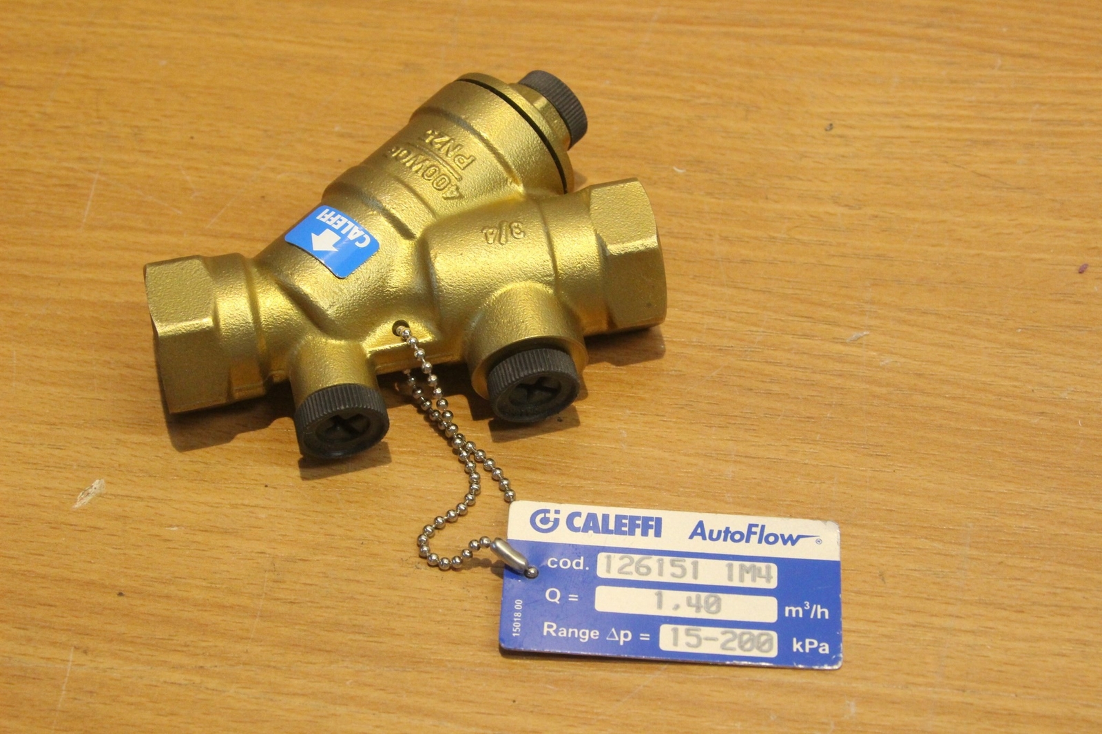 Régulateur Caleffi Autoflow 3/4 126151 maintient un débit d'eau constant