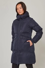 Mondetta Ladies Mid-length 700 Down Puffer Jacket Outdoor Project Sz L Blue