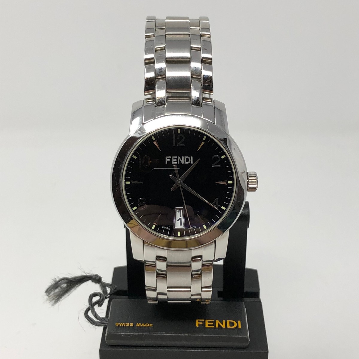 Fendi 2100G Mens Quartz Wristwatch Watch Stainless Steel 005
