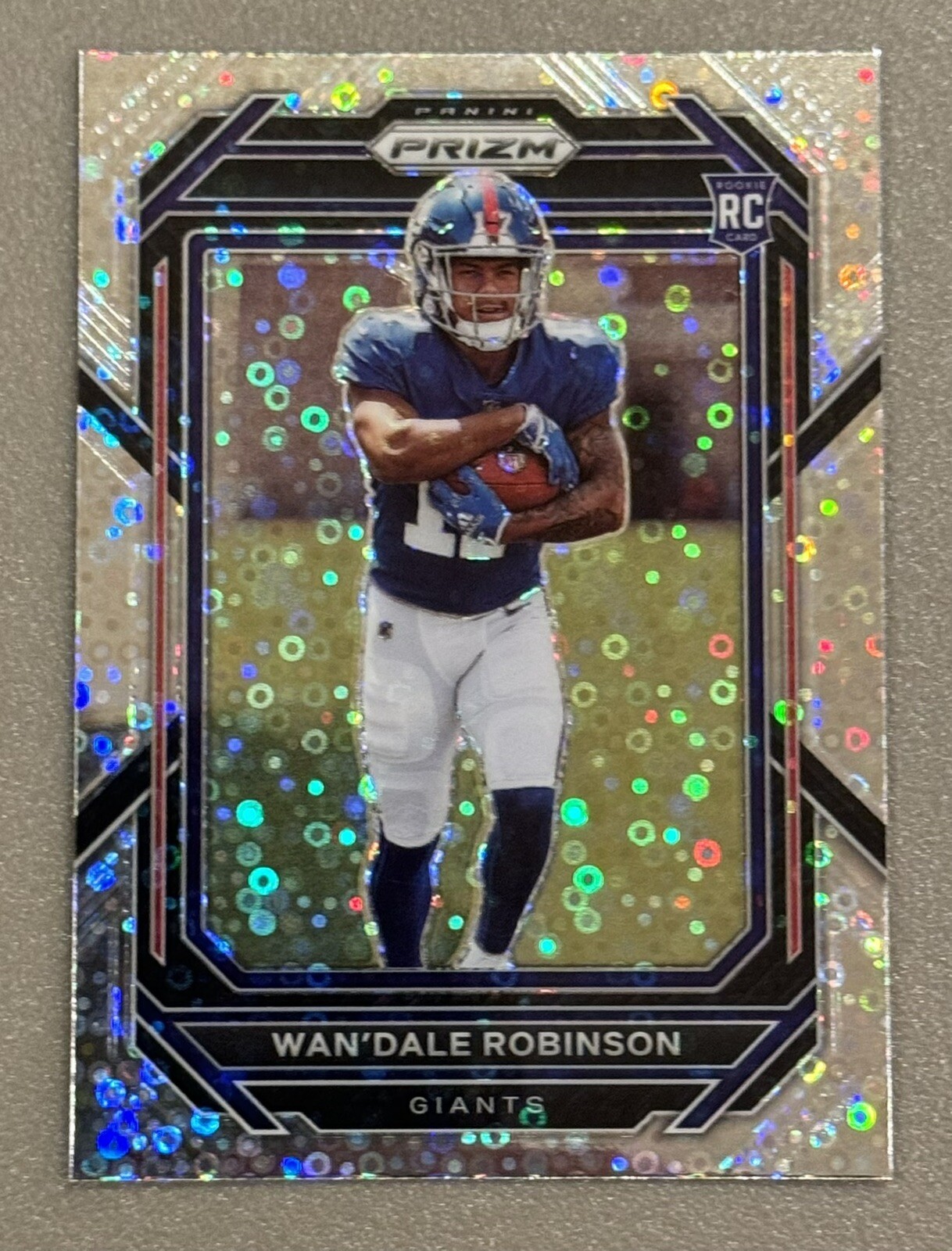 2022 Prizm Football Wan'dale Robinson #315 - No Huddle Disco RC Rookie - Giants
