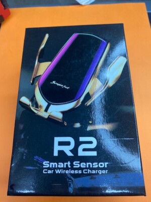 10W Smart Sensor Simple Fast Automatic Wireless Car Charger R2 Qi Phone Holder